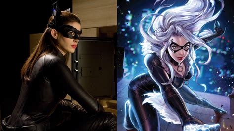 spider man black cat|anne hathaway as black cat.